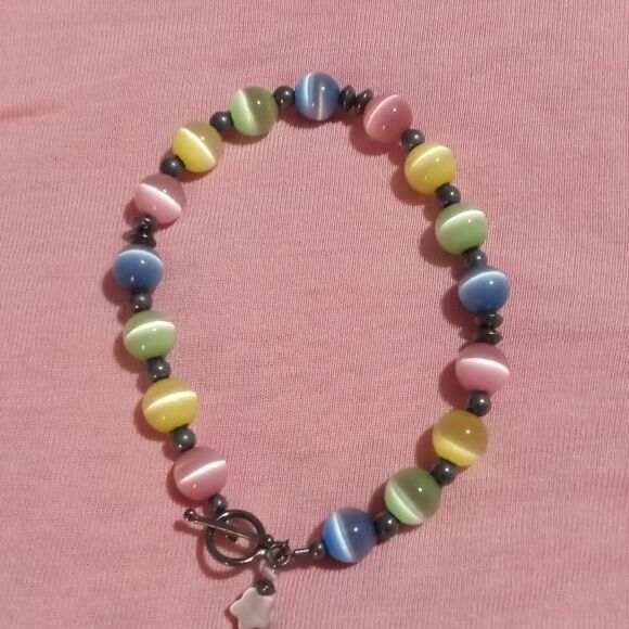 🐈Multicolored gem bracelet  - Picture 3 of 3